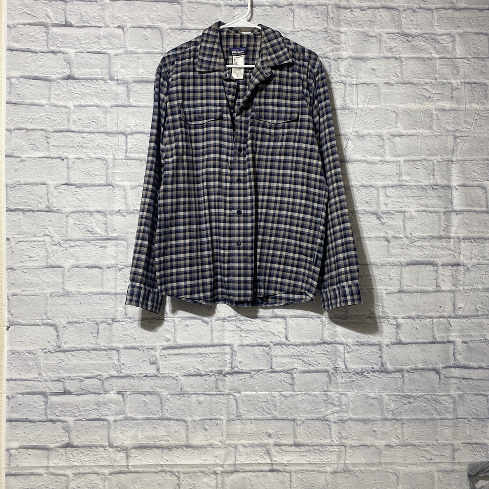 Classic Blue Plaid Button-Down Shirt